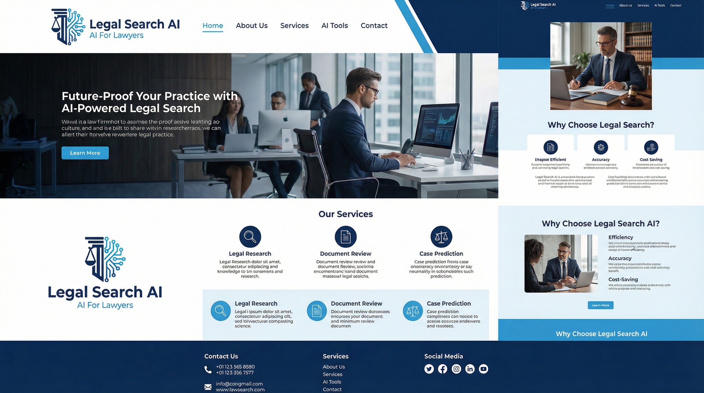 Unified law firm management dashboard